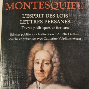 logo L'esprit des lois. Lettres persanes : textes politiques et fictions